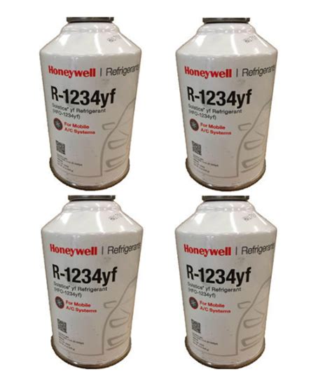 Honeywell R 1234yf Four 8 Ounce Cans One Case Refrigerant Depot