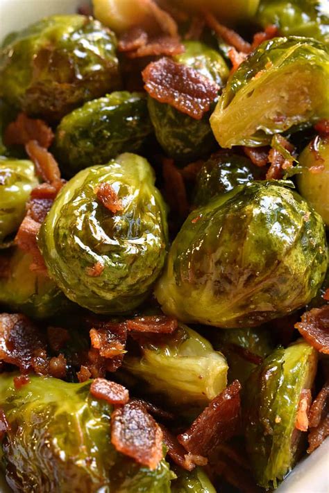 Many people have a negative association with them, since brussels sprouts can be bland when only boiled or steamed. These Maple Bacon Roasted Brussels Sprouts are the ...