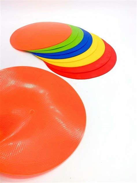 Sporting Goods Round Rubber Flat Cones Training Spot Markers Football