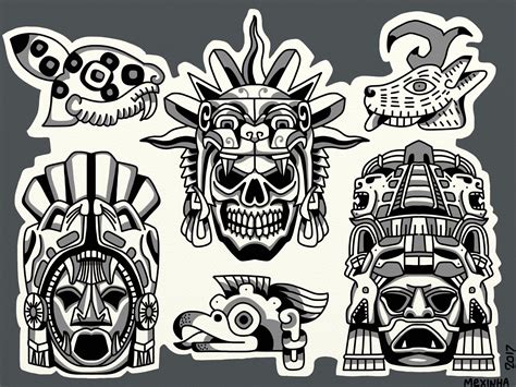 Pin De Marcelo Mexinha En Flash Mexinhatattoo Símbolos Aztecas Arte