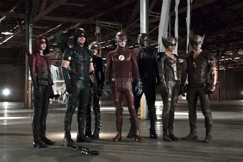 Arrow Flash Legends Of Tomorrow Crossover First Photo