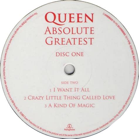 Queen Absolute Greatest Album Gallery