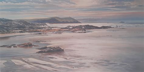 Duncan Palmar Dazzling Sea And Sand Original Painting Quay Art