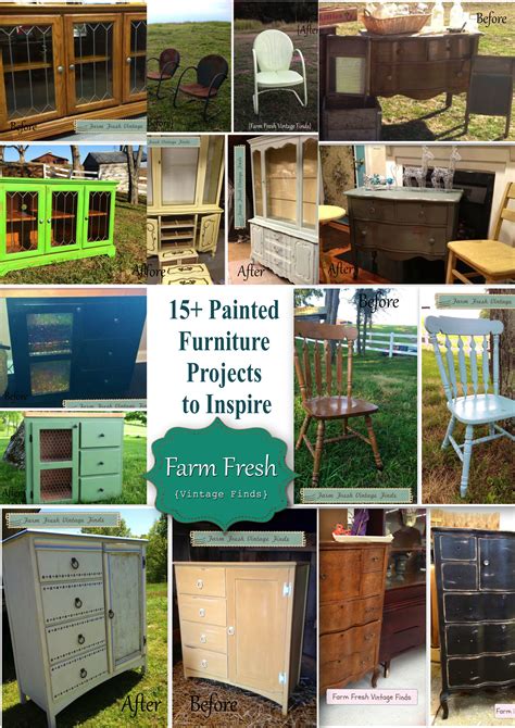 Painted bedroom furniture before and after. 15+ Before and After Painted Furniture Ideas - Farm Fresh ...