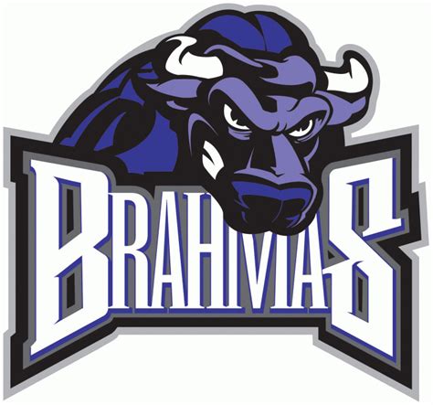 Fort Worth Brahmas Logo Primary Logo Central Hockey League Cehl
