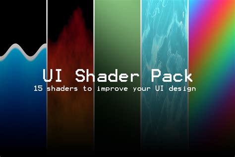 Ui Shader Pack Vfx Shaders Unity Asset Store