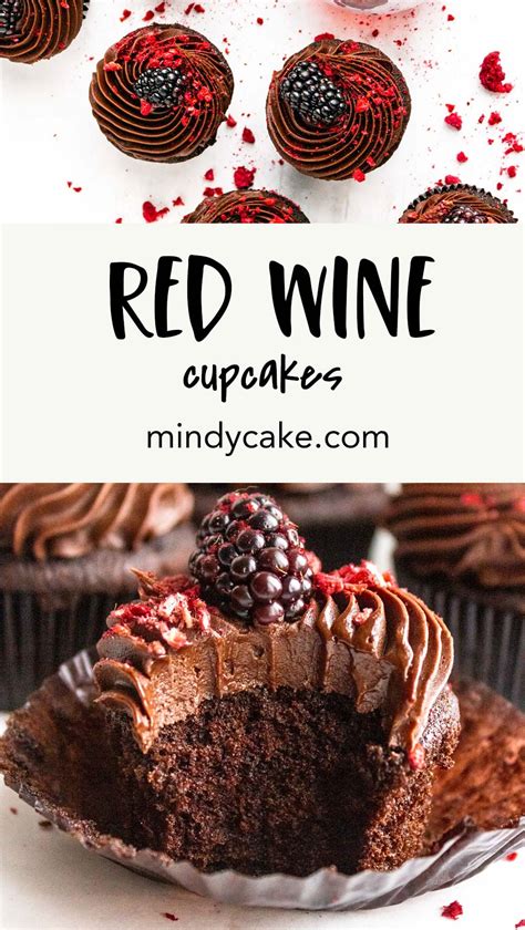 Red Wine Cupcakes Mindycake Mindy Johnson