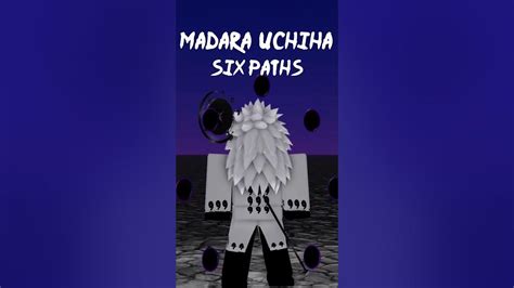 Roblox Cosplays Madara Uchiha Six Paths Youtube