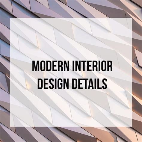 10 Modern Interior Design Details Zelman Styles
