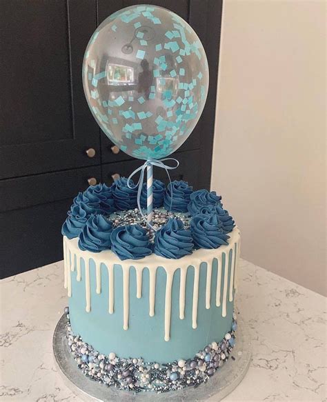 Sprinkles Birthday Cake Blue Birthday Cakes Elegant Birthday Cakes