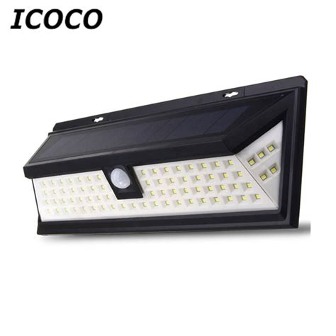 Icoco Waterproof 80 Led Solar Security Light Motion Sensor