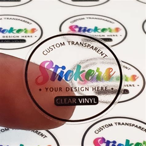 Clear Printable Sticker Labels