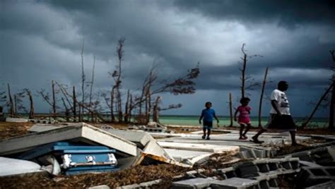 Rains Lash Bahamas Again As Tropical Storm Humberto Slows Down Relief