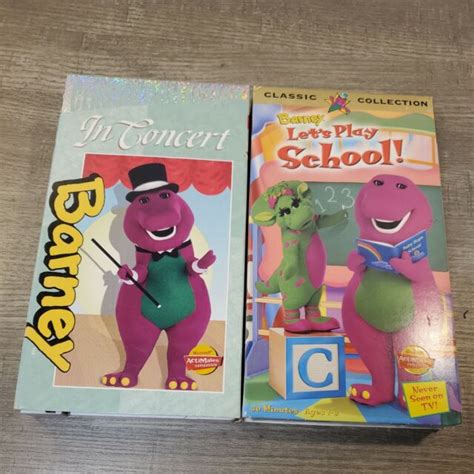 Barney Barney In Concert Vhs 2000 Classic Collection For Sale