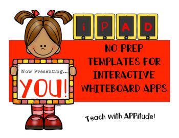 This app is available only on the app store for iphone and ipad. iPad Interactive Whiteboard App PRINTABLES (NO PREP) by ...