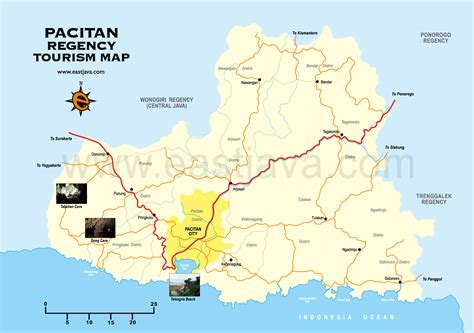 Berlokasi di jalan wolter mongonsidi, no. Peta Pacitan - Pacitan Map - Peta Kabupaten Pacitan - Pacitan Tourism Map