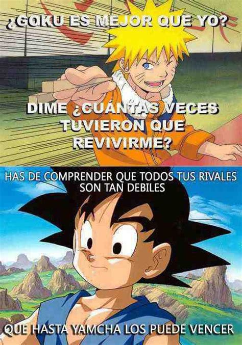Goku Vs Naruto Memes