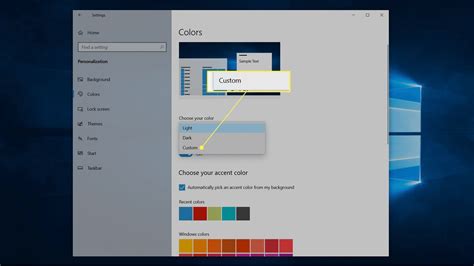 How To Change The Taskbar Color In Windows 10