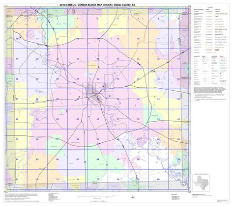 2010 Census County Block Map Dallas County Index The Portal To