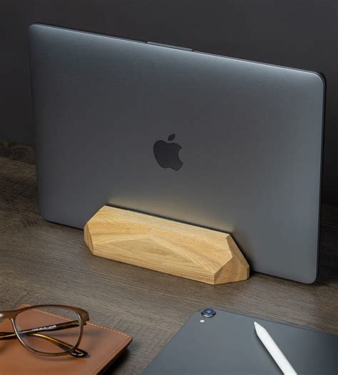 Wooden Laptop Dock Oak Oakywood Wooden Amsterdam