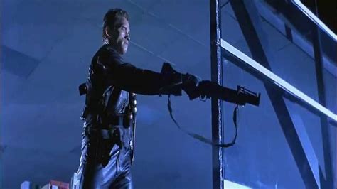 Terminator 2 Alternate Minigun Scene Parody Mashup Youtube