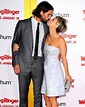 Kaley Cuoco and husband Ryan Sweeting kiss at The Wedding Ringer ...