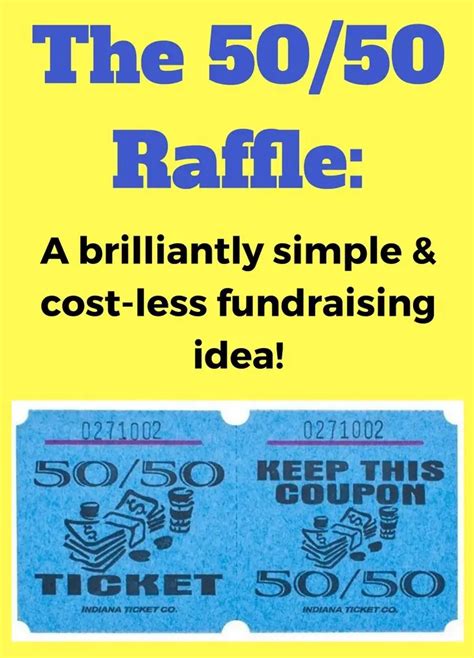 50 50 Raffle Fundraiser The Easiest Fundraiser Ever