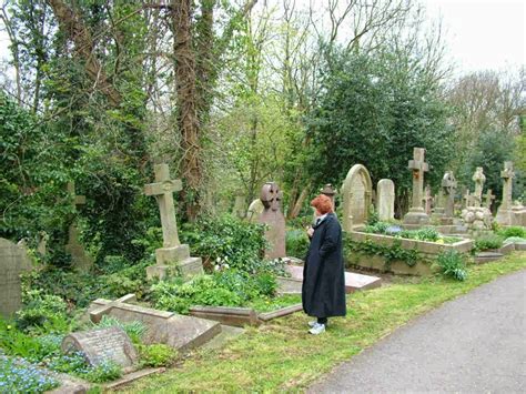 Most Scary Places Highgate Cemetery North London England