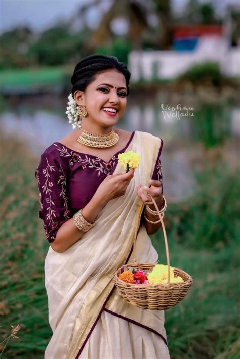 Onam Outfits Ideas Adventure Photography Skirt Top Sari Malayalam Actress Actresses