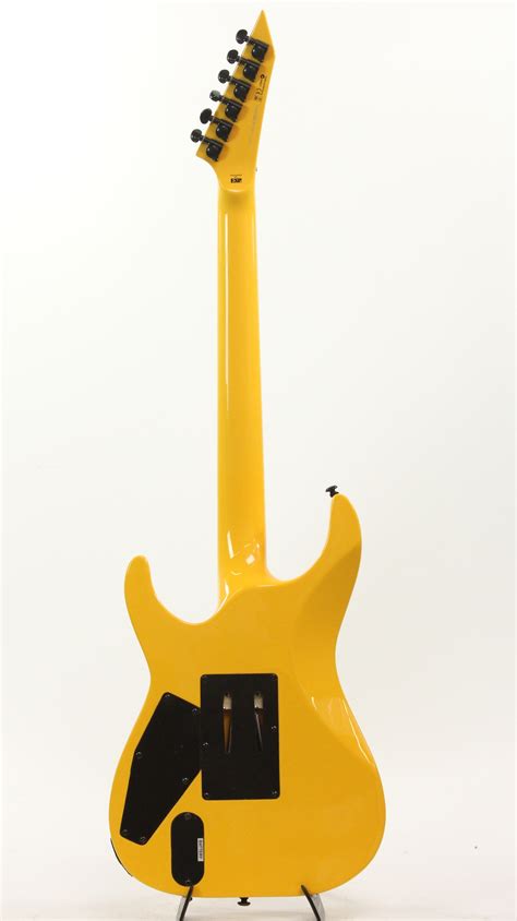 Esp Ltd M 1000 Yellow Electric Guitar Throwback 6