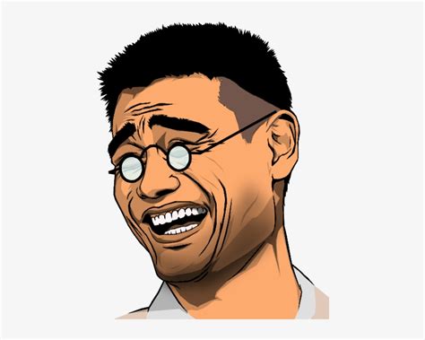 Yao Ming Meme Png Asian Guy Meme Laughing Black And White 2 Piece