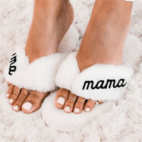 Mama Slippers Mother S Day T Idea For Mom Birthday T Etsy