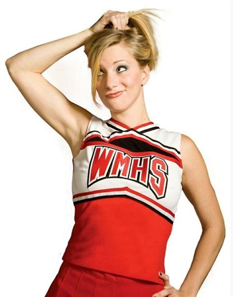 Glee Cast It Cast Brittany And Santana Heather Morris Quinn Fabray Ryan Murphy Cheer Girl