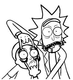 Obtain your complimentary motorbike coloring pages for youngsters and children. Rick & Morty Sanchez Middle Finger White Vinyl Sticker 1 x ...