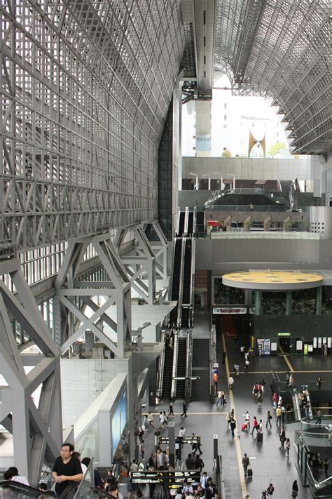 Kyoto Station Kyōto Eki Building Was Constructed On The 1200th