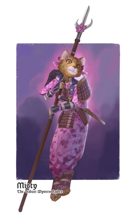 Misty The Catfolk Fighter Women With Protection