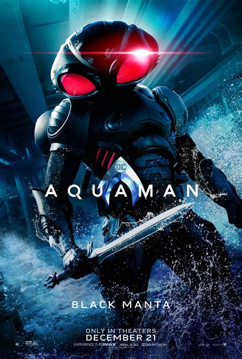 Aquaman 2018 Character Poster Yahya Abdul Mateen Ii As David Kane