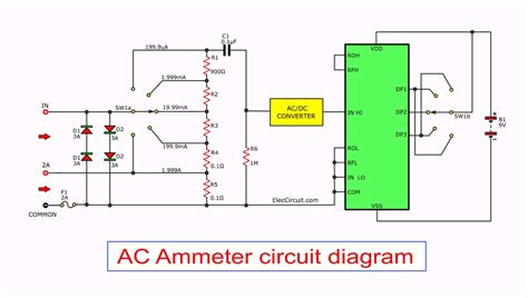 Digital Ampere Meter Connection Diagram Wiring Digital And Schematic