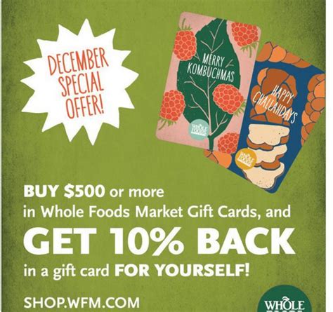 Get the balance of your whole foods gift card you can check the balance on your whole foods gift card via the options provided below. 25% Discount on Whole Foods Gift Cards with 10% Bonus ...