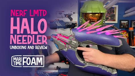 Nerf Lmtd Halo Needler Unboxing And Review Youtube