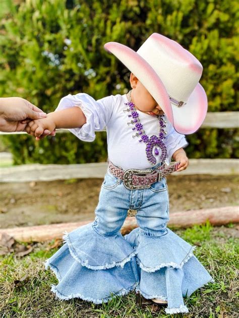 How About Them Cowgirls 💜 In 2021 Western Baby Clothes Baby Clothes