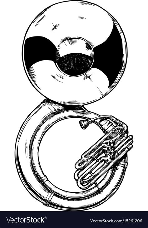 White Sousaphone