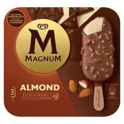 Magnum Ice Cream Sticks Almond 3x 100 Ml Dunnes Stores