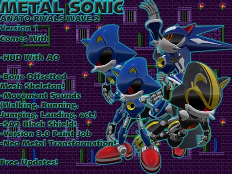 Second Life Marketplace Lcd Anato Metal Sonic Avatar