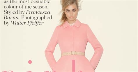 Über Fashion Marketing Cara Delevingne Em Pink Lady Vogue Uk