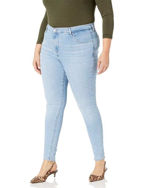 Levis Denim Plus Size 721 High Rise Skinny Jeans In Blue Lyst