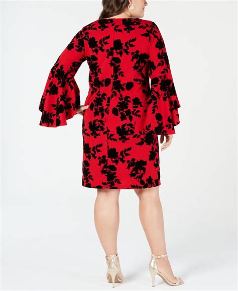 Msk Plus Size Bell Sleeve A Line Dress And Reviews Dresses Women Macys