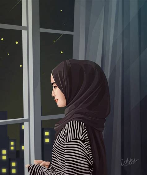 Gambar Kartun Wanita Berhijab Gambar Kartun Wanita Muslimah Berjilbab
