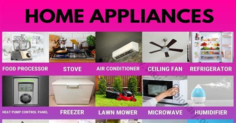 What Are The Basic Home Appliances ~ What Appliances Do I Need In My