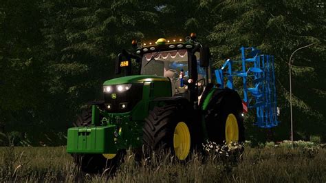 John Deere 6r Edited V1000 For Fs22 Farming Simulator 2022 19 Mod